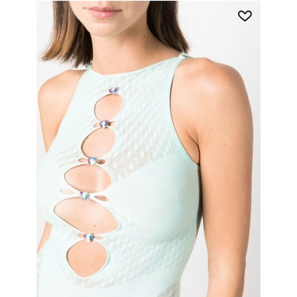 AS SEEN ON KYLIE JENNER - Poster Girl - Jetta Jumpsuit - Soft Turquoise - Picture 11 of 15